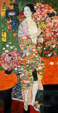 Gustavo Klimt Painting - Die Tanzerin 1916 Simbolismo Gustav Klimt